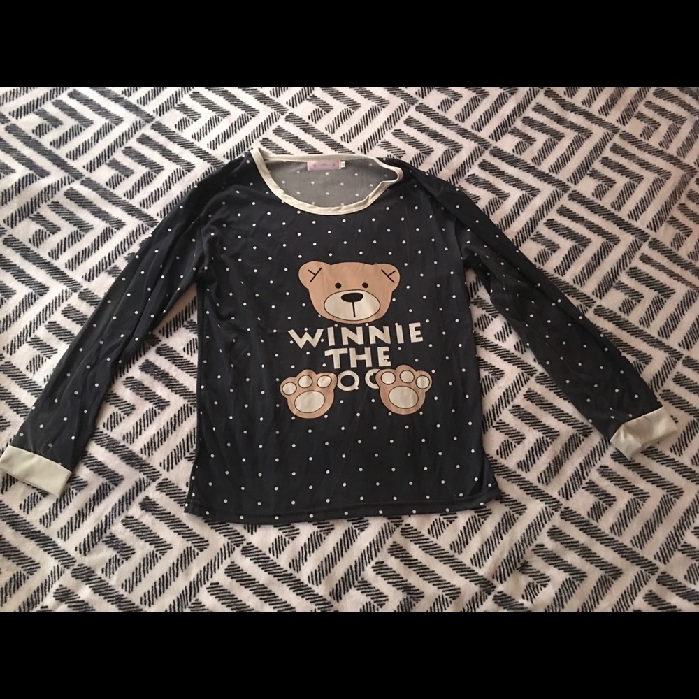 Girls 2 Piece Pajama Set, size Medium